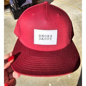 Richardson Snap Back Cap / Hat Maroon Smoke Daddy